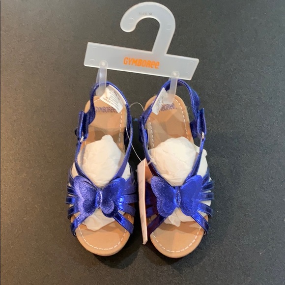 Gymboree Other - Gymboree blue butterfly sandals size 10